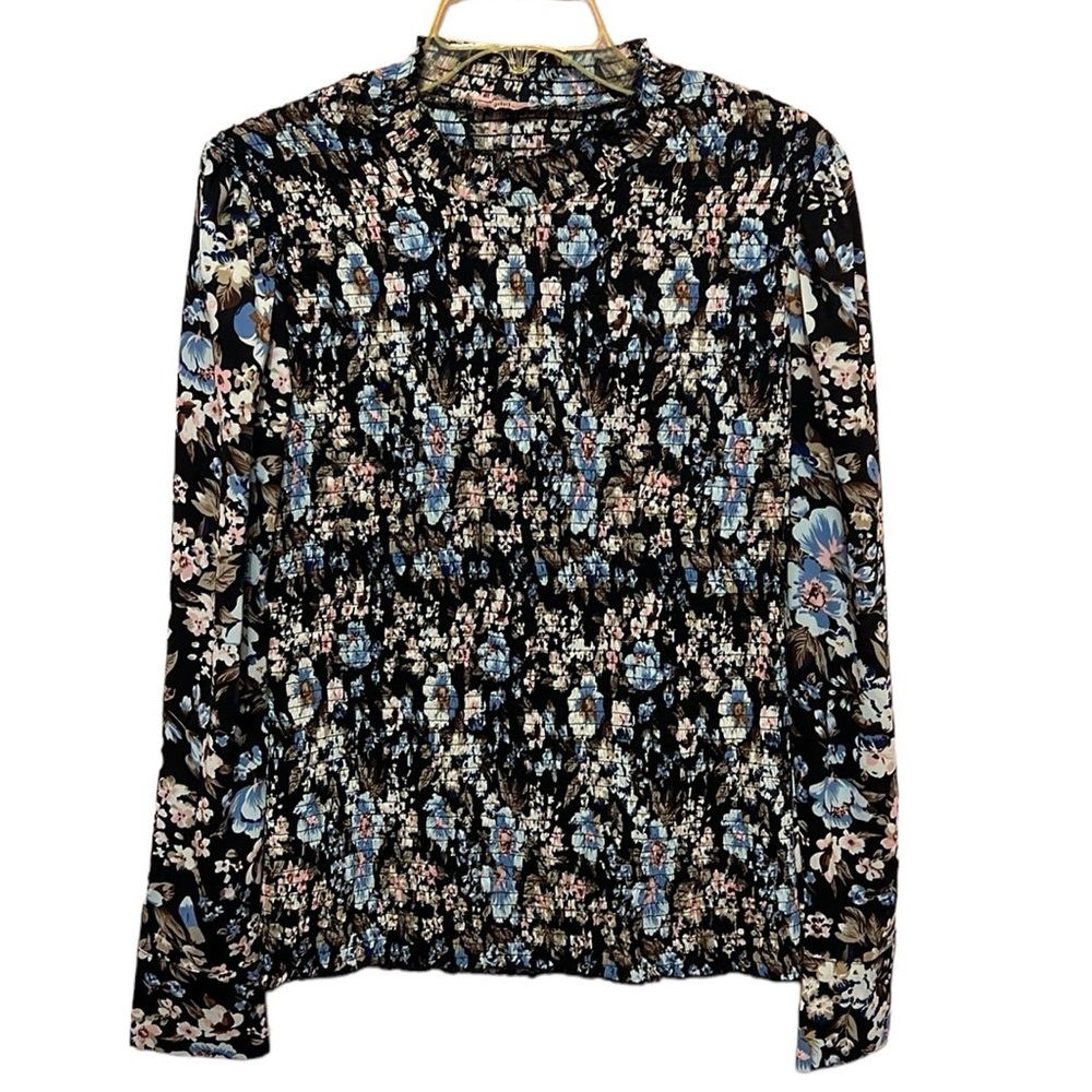 Udel New York Smock Long Sleeve Floral Blouse. Size L